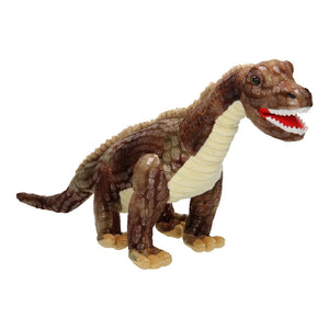 Dinosaurus Pluche brown + teeth 50cm